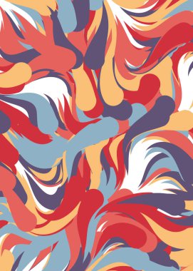 Soyut Geometrik Desen Üretken hesaplama sanatı, vektör illüstrasyonu