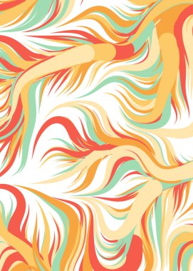 Soyut Geometrik Desen Üretken hesaplama sanatı, vektör illüstrasyonu