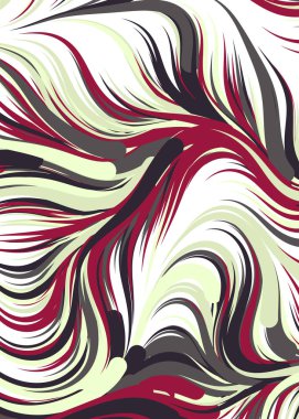 Soyut Geometrik Desen Üretken hesaplama sanatı, vektör illüstrasyonu