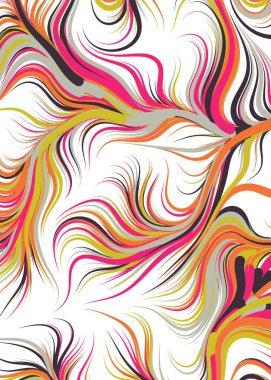 Soyut Geometrik Desen Üretken hesaplama sanatı, vektör illüstrasyonu