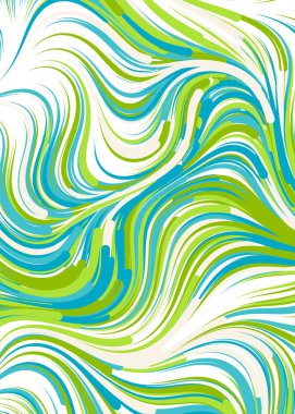 Soyut Geometrik Desen Üretken hesaplama sanatı, vektör illüstrasyonu