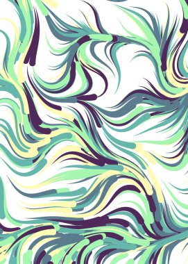 Soyut Geometrik Desen Üretken hesaplama sanatı, vektör illüstrasyonu