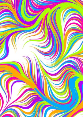 Soyut Geometrik Desen Üretken hesaplama sanatı, vektör illüstrasyonu