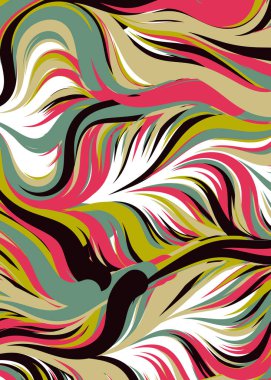 Soyut Geometrik Desen Üretken hesaplama sanatı, vektör illüstrasyonu