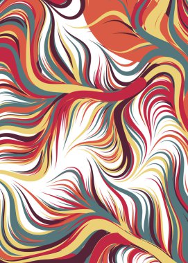 Soyut Geometrik Desen Üretken hesaplama sanatı, vektör illüstrasyonu