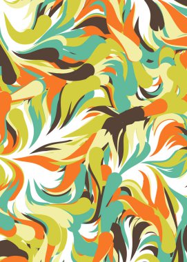 Soyut Geometrik Desen Üretken hesaplama sanatı, vektör illüstrasyonu