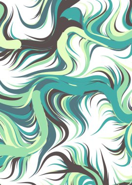 Soyut Geometrik Desen Üretken hesaplama sanatı, vektör illüstrasyonu