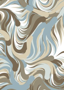 Soyut Geometrik Desen Üretken hesaplama sanatı, vektör illüstrasyonu