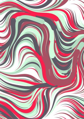 Soyut Geometrik Desen Üretken hesaplama sanatı, vektör illüstrasyonu