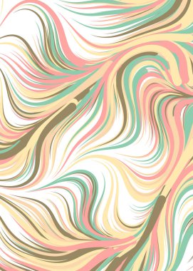 Soyut Geometrik Desen Üretken hesaplama sanatı, vektör illüstrasyonu