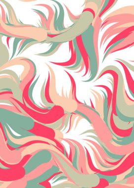 Soyut Geometrik Desen Üretken hesaplama sanatı, vektör illüstrasyonu