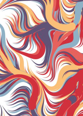 Soyut Geometrik Desen Üretken hesaplama sanatı, vektör illüstrasyonu