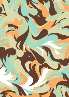 Soyut Geometrik Desen Üretken hesaplama sanatı, vektör illüstrasyonu