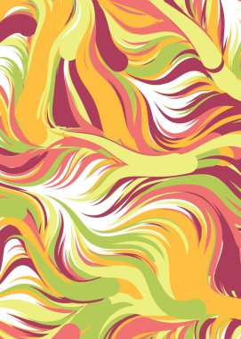 Soyut Geometrik Desen Üretken hesaplama sanatı, vektör illüstrasyonu