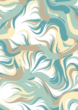 Soyut Geometrik Desen Üretken hesaplama sanatı, vektör illüstrasyonu