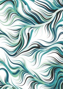 Soyut Geometrik Desen Üretken hesaplama sanatı, vektör illüstrasyonu