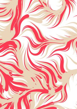 Soyut Geometrik Desen Üretken hesaplama sanatı, vektör illüstrasyonu