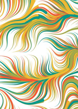 Soyut Geometrik Desen Üretken hesaplama sanatı, vektör illüstrasyonu