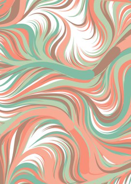 Soyut Geometrik Desen Üretken hesaplama sanatı, vektör illüstrasyonu