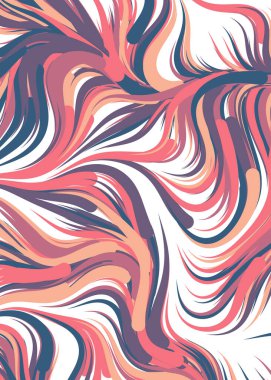 Soyut Geometrik Desen Üretken hesaplama sanatı, vektör illüstrasyonu