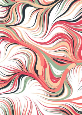 Soyut Geometrik Desen Üretken hesaplama sanatı, vektör illüstrasyonu