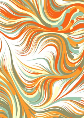 Soyut Geometrik Desen Üretken hesaplama sanatı, vektör illüstrasyonu