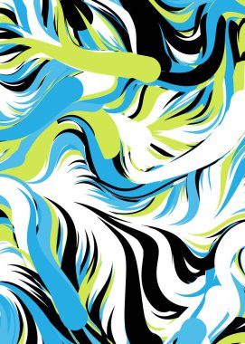 Soyut Perlin Geometrik Deseni, üretken hesaplama sanatı