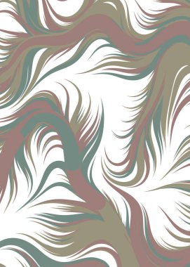 Soyut Geometrik Desen Üretken hesaplama sanatı, vektör illüstrasyonu