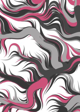 Soyut Geometrik Desen Üretken hesaplama sanatı, vektör illüstrasyonu