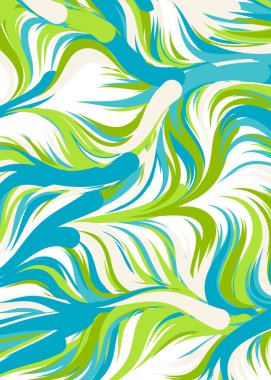 Soyut Geometrik Desen Üretken hesaplama sanatı, vektör illüstrasyonu