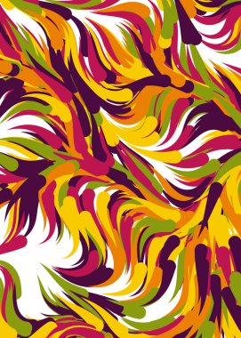 Soyut Geometrik Desen Üretken hesaplama sanatı, vektör illüstrasyonu