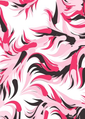 Soyut Geometrik Desen Üretken hesaplama sanatı, vektör illüstrasyonu