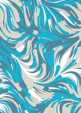 Soyut Geometrik Desen Üretken hesaplama sanatı, vektör illüstrasyonu