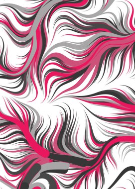 Soyut Geometrik Desen Üretken hesaplama sanatı, vektör illüstrasyonu