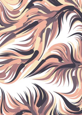 Soyut Geometrik Desen Üretken hesaplama sanatı, vektör illüstrasyonu