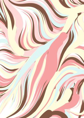 Soyut Geometrik Desen Üretken hesaplama sanatı, vektör illüstrasyonu