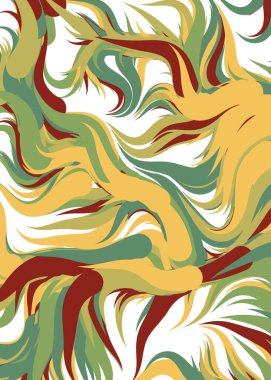 Soyut Geometrik Desen Üretken hesaplama sanatı, vektör illüstrasyonu