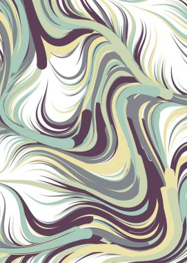 Soyut Geometrik Desen Üretken hesaplama sanatı, vektör illüstrasyonu