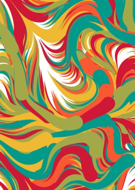 Soyut Perlin Geometrik Deseni, üretken hesaplama sanatı