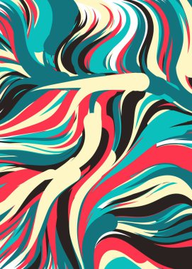 Soyut Geometrik Desen, güzel arkaplan, vektör çizimi