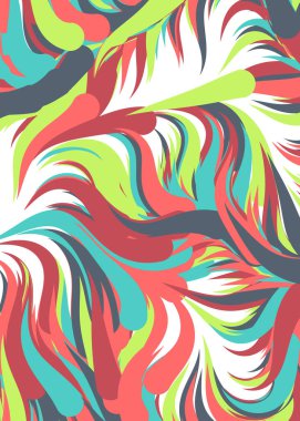 Soyut Geometrik Desen Üretken hesaplama sanatı, vektör illüstrasyonu