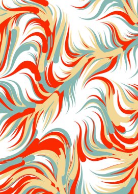 Soyut Geometrik Desen Üretken hesaplama sanatı, vektör illüstrasyonu