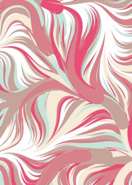 Soyut Geometrik Desen Üretken hesaplama sanatı, vektör illüstrasyonu