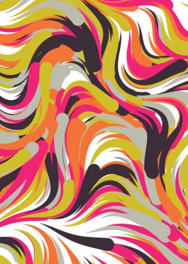 Soyut Perlin Geometrik Deseni, üretken hesaplama sanatı