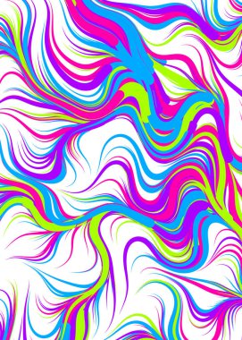 Soyut Geometrik Desen Üretken hesaplama sanatı, vektör illüstrasyonu