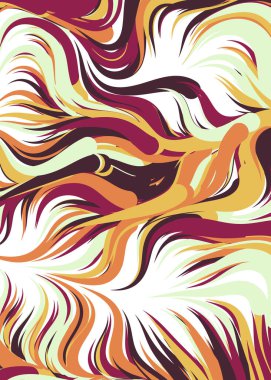 Soyut Geometrik Desen Üretken hesaplama sanatı, vektör illüstrasyonu