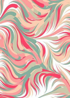 Soyut Geometrik Desen Üretken hesaplama sanatı, vektör illüstrasyonu