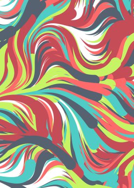 Soyut Geometrik Desen Üretken hesaplama sanatı, vektör illüstrasyonu