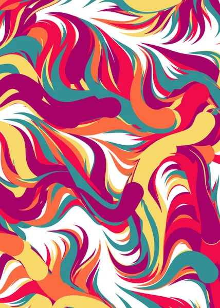 Abstract Perlin Geometric Pattern Generative Computational Art — Vettoriale Stock