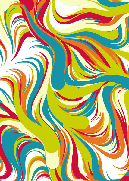 Abstract Perlin Geometric Pattern, generative computational art